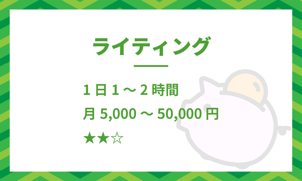 初心者おすすめ副業-ライティング