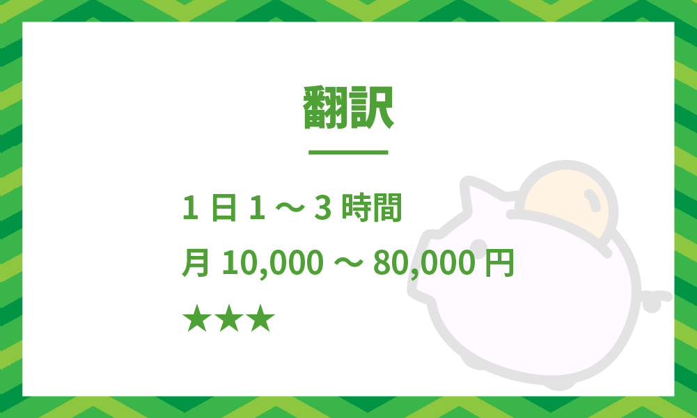 初心者おすすめ副業-翻訳